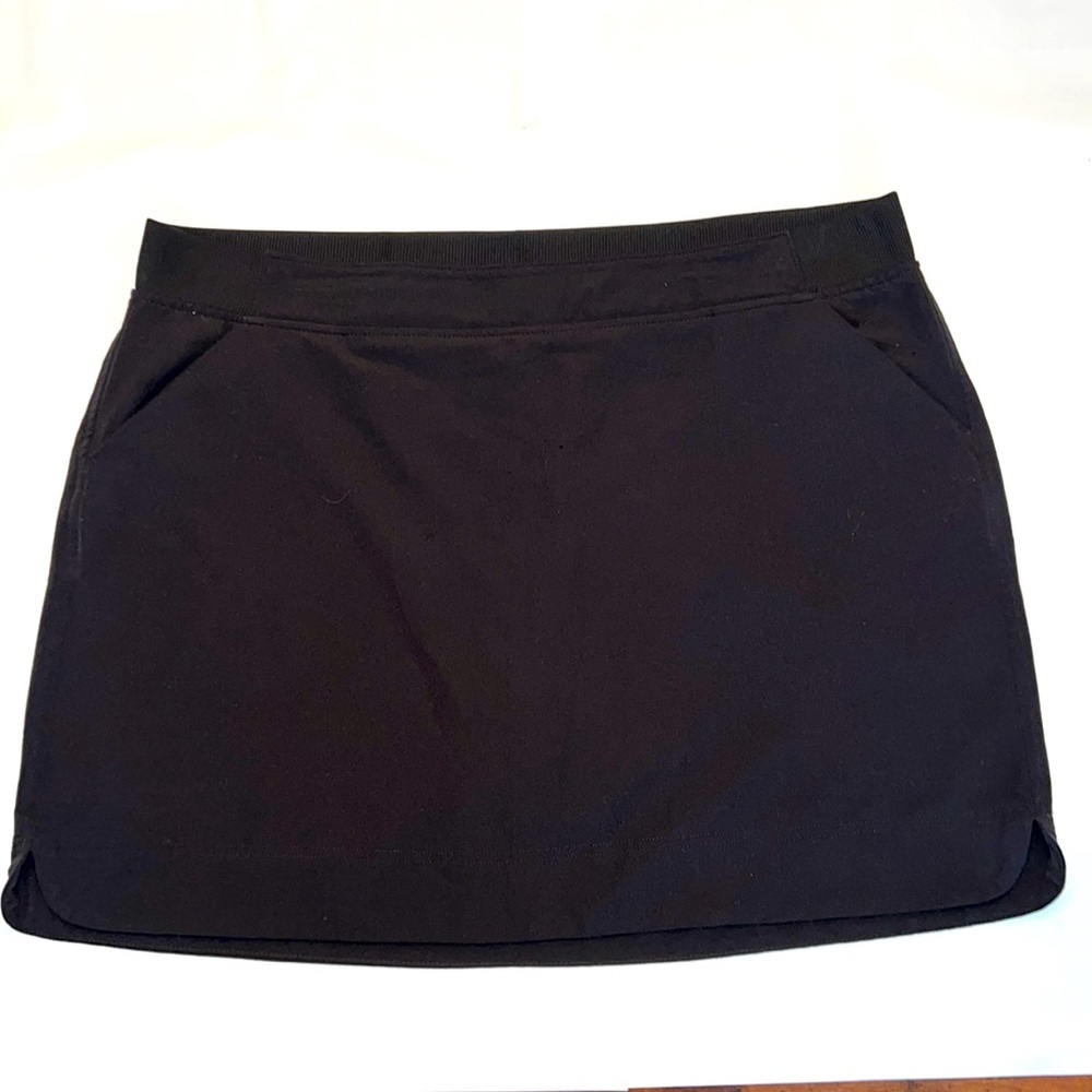 32 Degree Cool Womens Black Skort Skirt Elastic Waist Size XXL Athletic